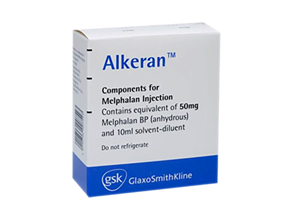 Alkeran (Melphalan) is used to treat multiple myeloma (a type of cancer of the bone marrow). Melphalan is also used to treat a certain type of ovarian cancer (cancer that begins in the female reproductive organs. Manufacturer: Aspen