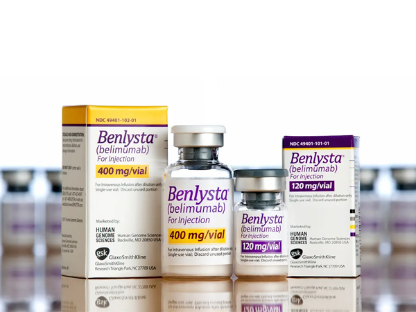 It is used for active systemic lupus erythematosus (SLE) or lupus nephritis in adults and children 5 years and older. It targets and blocks a protein called B-lymphocyte stimulator (BLyS) that helps B-cells survive and produce antibodies and reduces the survival rate of B cells, decreases production of autoantibodies and control an overactive immune response. It belongs to the drug class called B-lymphocyte stimulator (BLyS)-specific inhibitors.