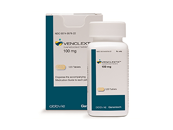 Venclexto (Venetoclax) is used alone or together with other medicines (eg, rituximab) to treat chronic lymphocytic leukemia (CLL) or small lymphocytic lymphoma (SLL), with or without 17p deletion, in patients who have received at least one previous treatment. Manufacturer: Abbevie