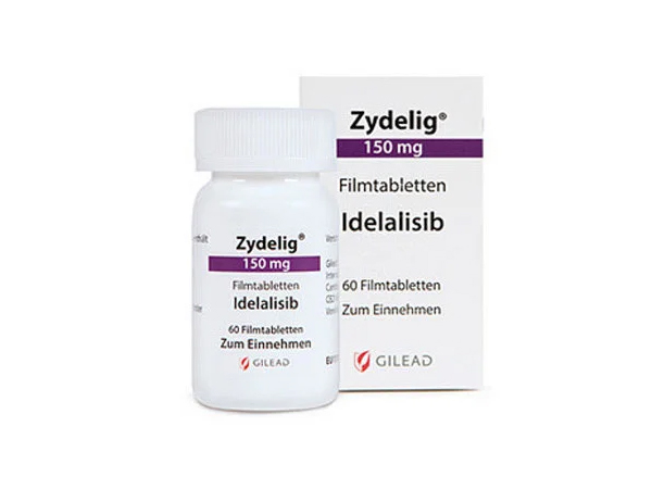 ZYDELIG (idelalisib) is used to treat adults with chronic lymphocytic leukemia (CLL), in combination with Rituxan® (rituximab), when CLL relapse after prior cancer treatment and when Rituxan treatment alone may be used due to other health problems. Manufacturer: Gilead Sciences, Inc