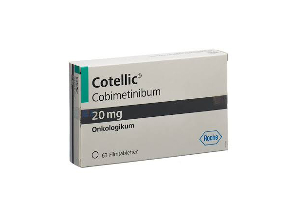It is used in adults to treat a certain type of metastatic melanoma that has spread to other parts of the body and cannot be removed with surgery combined with another medicine vemurafenib). It is also used alone to treat adults with blood cancers called histiocytic neoplasms.