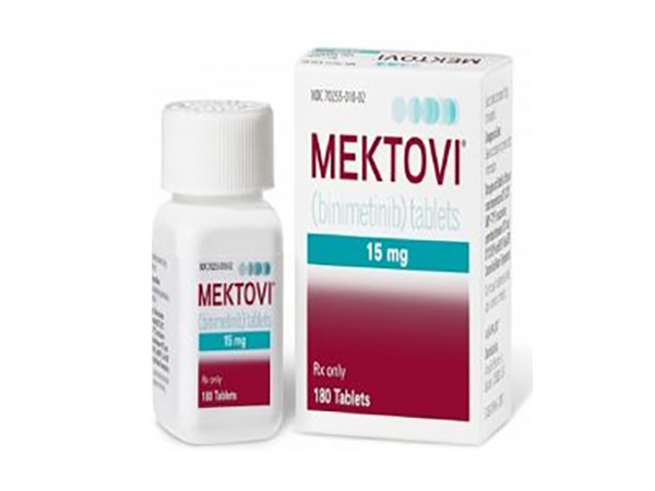 It is used in unresectable or metastatic melanoma with a confirmed BRAF V600E or V600K mutation. It is also used in metastatic non-small cell lung cancer (NSCLC) with a confirmed BRAF V600E mutation combined with Encorafenib.