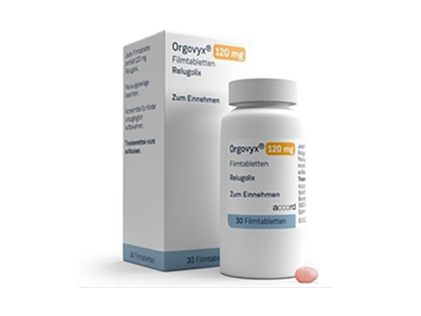 ORGOVYX(relugolix) is a prescription medicine used in adults for the treatment of advanced prostate cancer. It is not known if ORGOVYX is safe or effective in females or children. Manufacturer: Myovant Sciences