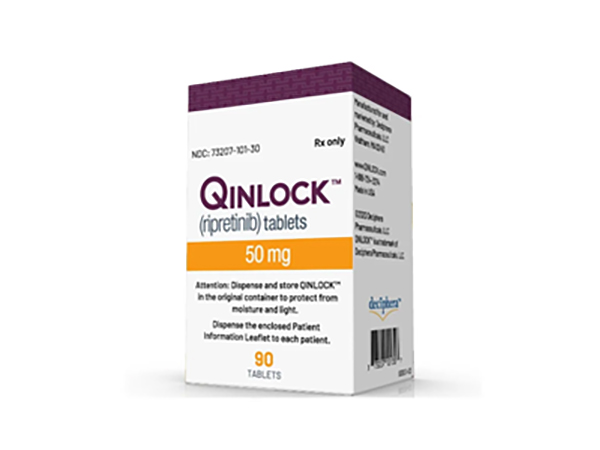 Qinlock Qinlock is a prescription medicine used to treat adults with advanced gastrointestinal stromal tumor (GIST), a rare cancer of the stomach and bowel. Manufacturer: Deciphera Pharmaceuticals
